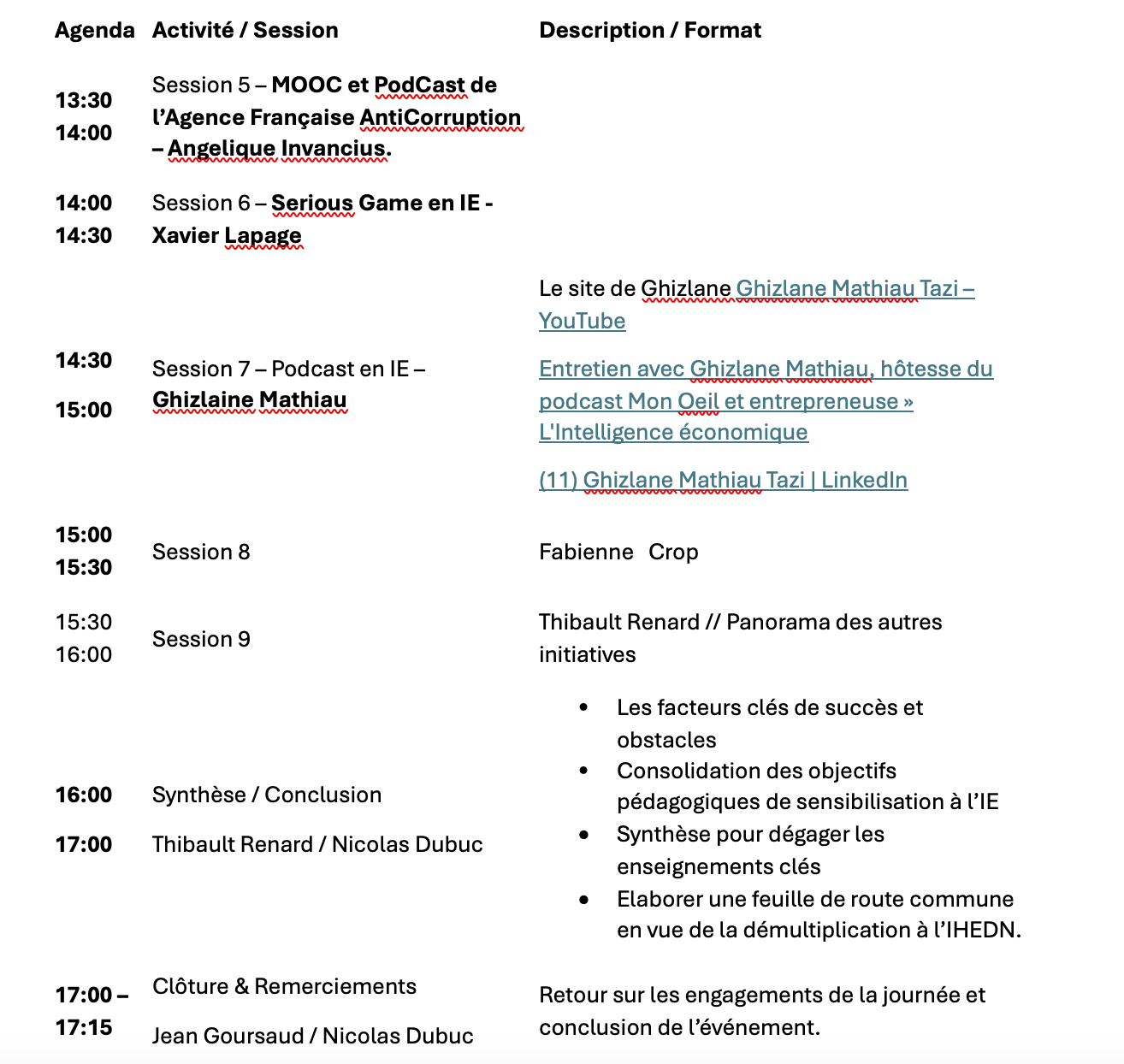30 juin. Séminaire « Sensibiliser à l’Intelligence Économique en 2025 » Les nouveaux supports pédagogiques