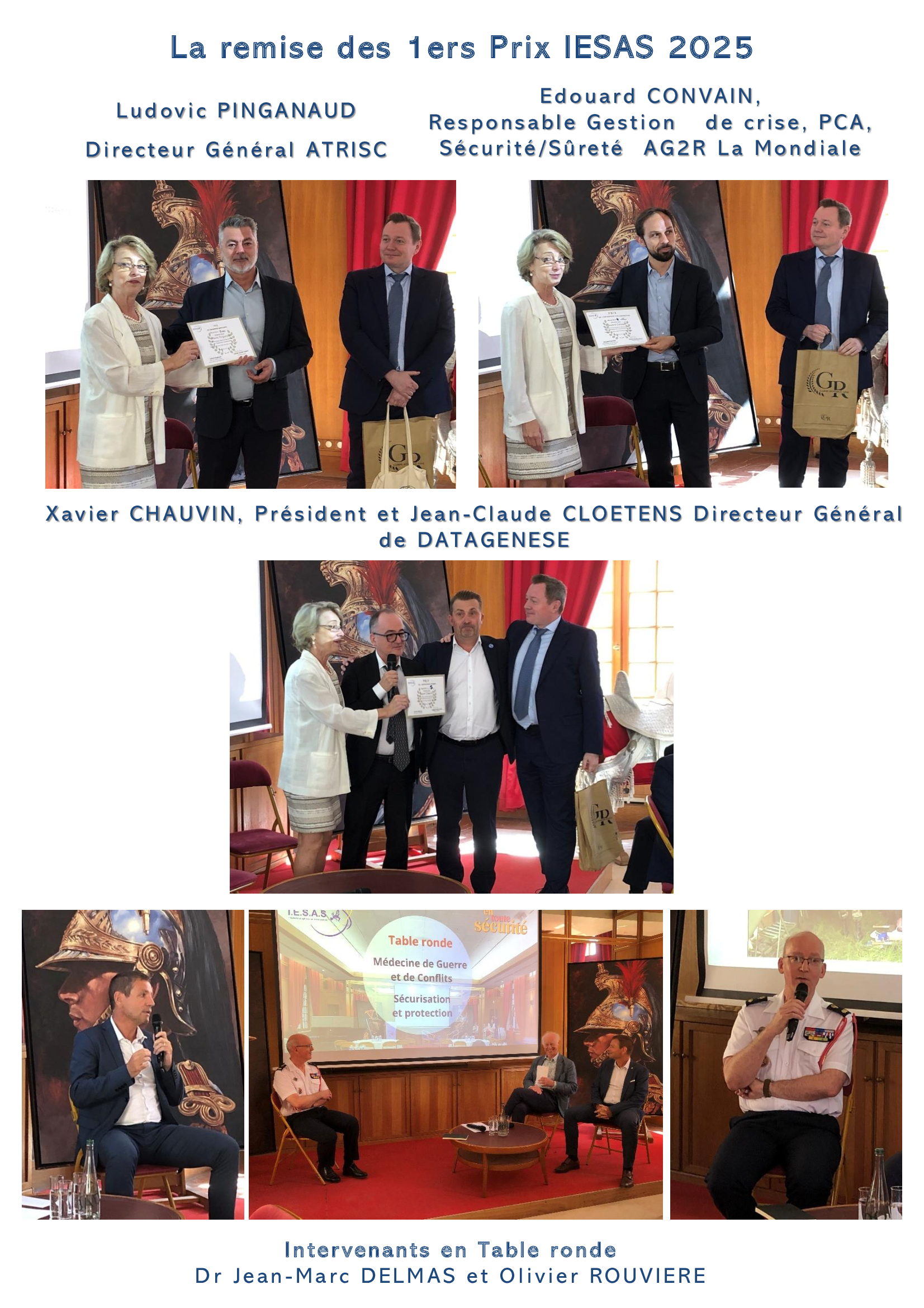 Retour en images sur la conférence MEDECINE DE GUERRE et de conflits Protection - sécurisation. IESAS