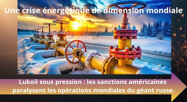 Une crise énergétique de dimension mondiale. Lukoil sous pression : les sanctions américaines paralysent les opérations mondiales du géant russe.