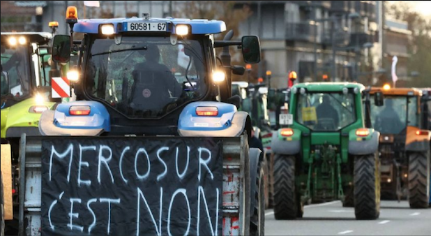 Accord UE‑Mercosur : l’Italie rejoint la France et fragilise Bruxelles.