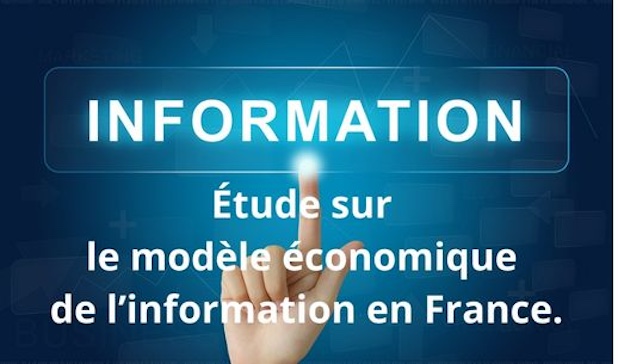 Étude sur le modèle économique de l’information en France. L’information française face au mur économique