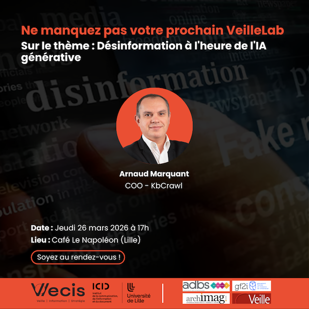26 mars 2026. VeilleLab. La désinformation à l'heure de l'IA générative.