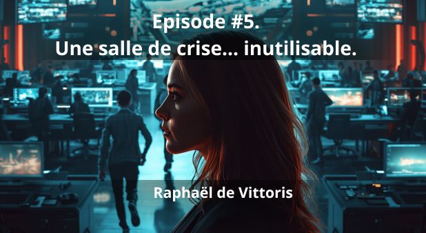 Episode #5. Une salle de crise... inutilisable. Raphaël de Vittoris