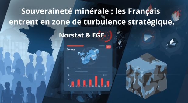 Souveraineté minérale : les Français entrent en zone de turbulence stratégique. Norstat & EGE
