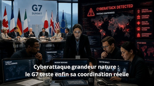 Cyberattaque grandeur nature : le G7 teste enfin sa coordination réelle