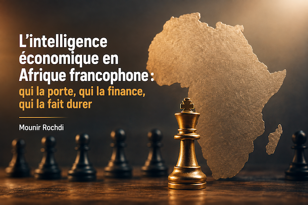 L'intelligence économique en Afrique francophone : qui la porte, qui la finance, qui la fait durer. Mounir Rochdi