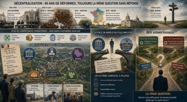 Qui pilote vraiment nos territoires ? Le vrai bilan de 40 ans de décentralisation. Patrice Schoch
