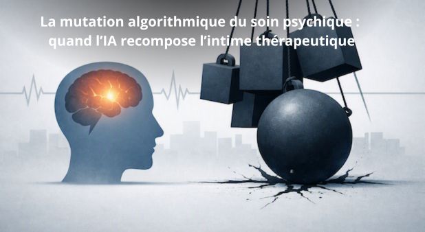 La mutation algorithmique du soin psychique : quand l’IA recompose l’intime thérapeutique