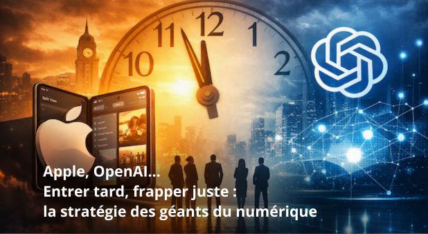 Apple, OpenAI... Entrer tard, frapper juste : la stratégie des géants du numérique