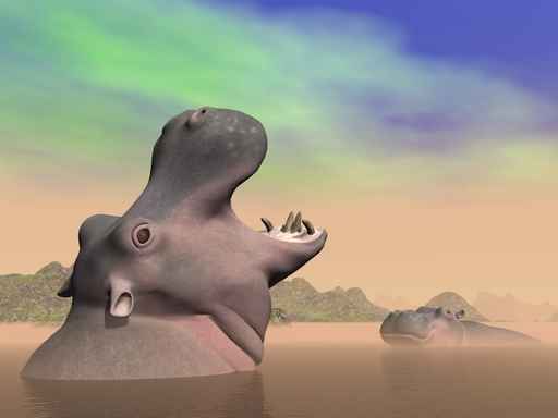 Dans le logo Hippon, on retrouve la forme totémique d’un hippopotame, parce que celui-ci est l’un des animaux les plus dangereux lorsqu’on attaque son territoire.