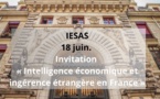 Intelligence économique et ingérence étrangère en France